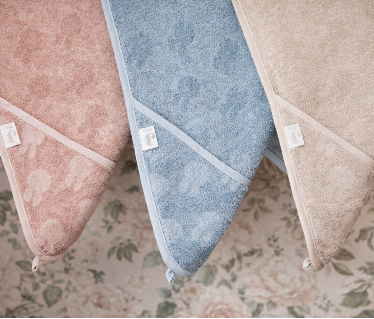 Badcape Badstof Miffy Jacquard - Sea Green