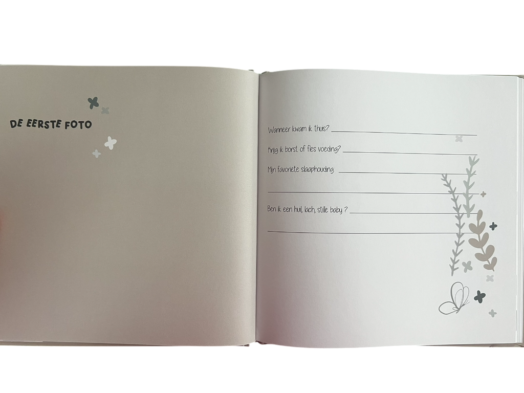 Babyboek- Creme