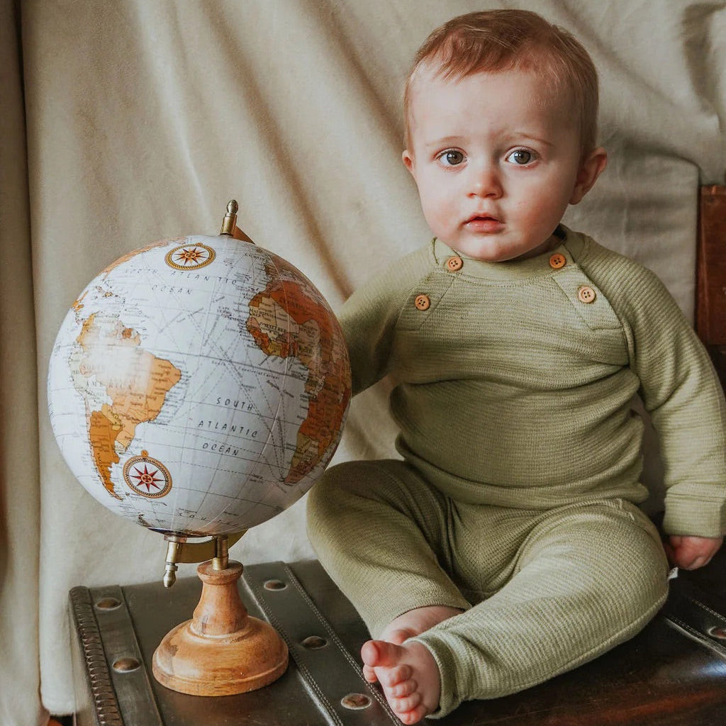 T-shirt Waffle - Khaki