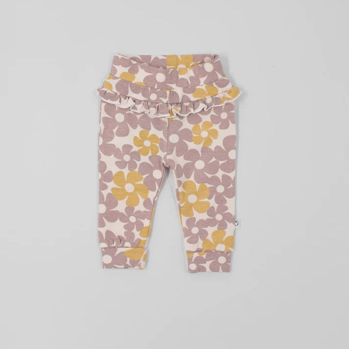 Legging Jersey Ruffle - Bloem