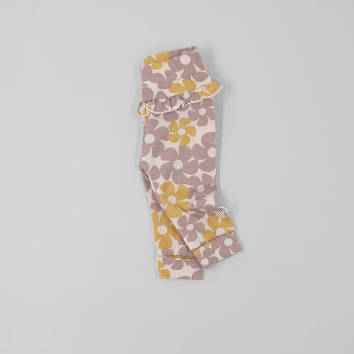 Legging Jersey Ruffle - Bloem