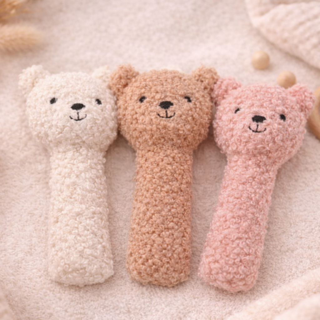 Rammelaar Teddy Beer - Biscuit