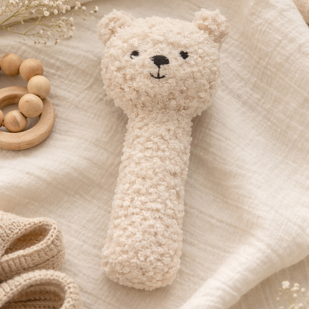Rammelaar Teddy Beer - Naturel