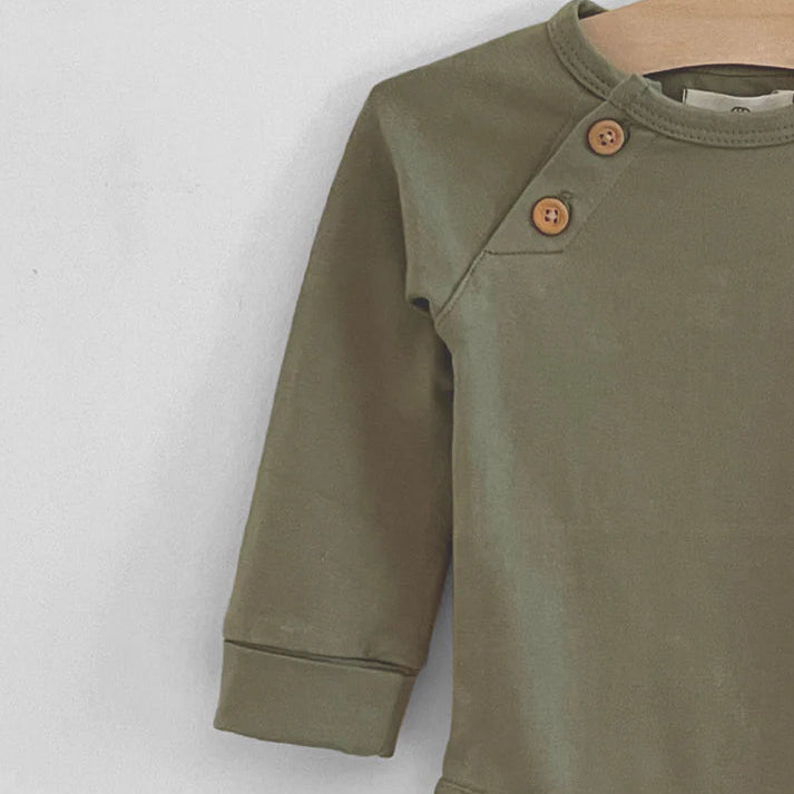 Romper Slub Jersey - Khaki