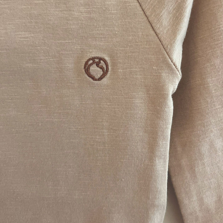 Romper Slub Jersey - Taupe