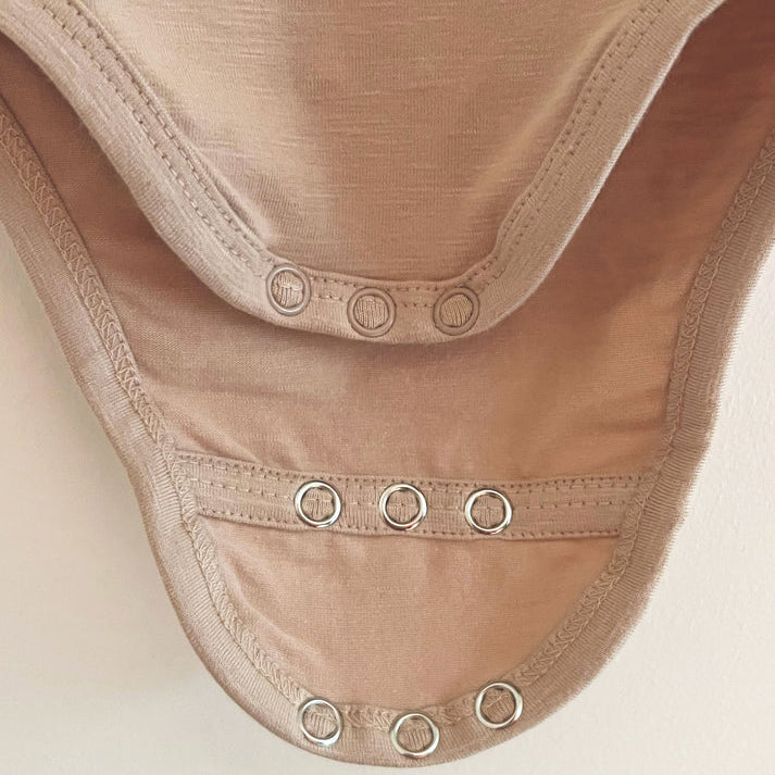 Romper Slub Jersey - Taupe