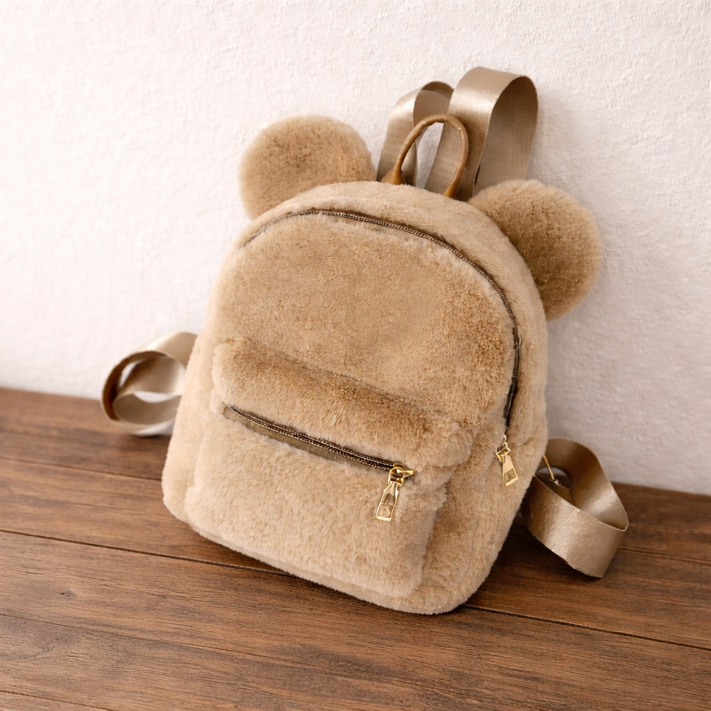 Rugzak Pluche  - Beige