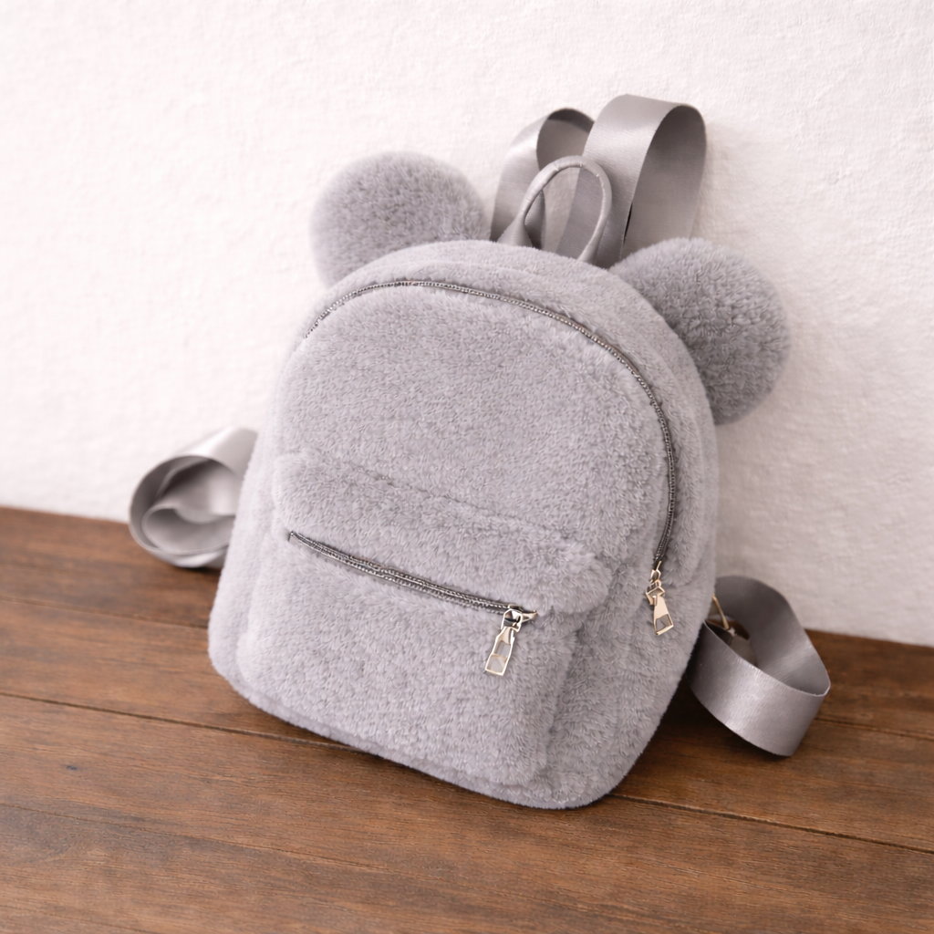 Rugzak Pluche - Grijs