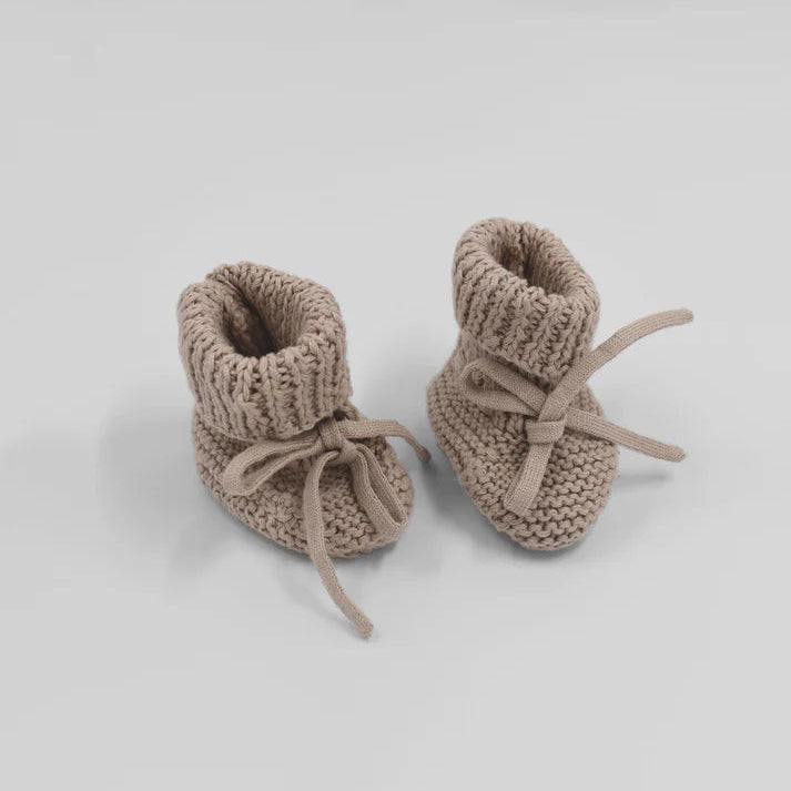 Slofjes Gebreid - Taupe